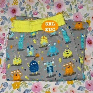 Little Sleepies 3XL men’s bamboo monster mayhem pants